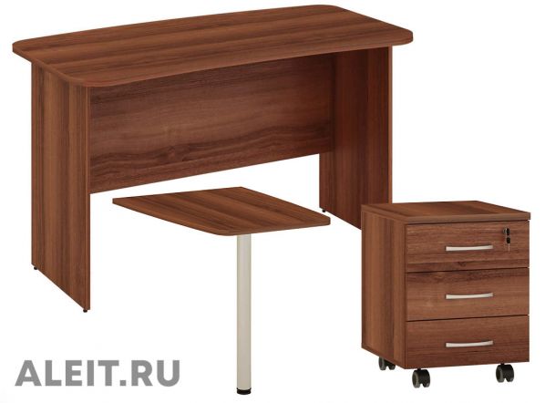 Стол руководителя + Приставка и тумба фото 3